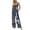 Dark Gray, variant on Women Tie Dye Wide Leg Jumpsuit Sleeveless V Back Casual Loose Summer Outfit