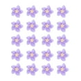 thumbnail image 1 of Accesorios para el cabello de flores pequeñas Unique Bargains 20 Pcs Clips para el cabello de flores mini para niñas, bonitos mini pasadores de cabello color púrpura, 1 of 7