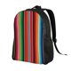thumbnail image 2 of Balery Mexican Serape Blanket Stripes Mochila - Mochila Estilosa y Duradera para Laptop de 15 Pulgadas con Tela Oxford Impermeable, 2 of 8