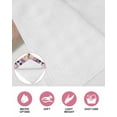 thumbnail image 6 of Easter Bunny Roses Kitchen Dish Towels for Drying Dishes Set of 3, Pink Floral Spring Black Buffalo Plaid Waffle Weave Microfiber Hand Tea Bathroom Towels Quick Dry & Absorbent Towel 15.7x23.6, 6 of 7