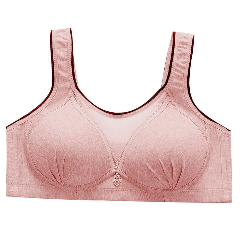 Mrat Clearance Bralettes for Women with Support Zip Front Sports Front  Closure Seniors Push up Strapless Bras Front Closure Sport High Support Wireless  Bras Front Snaps Seniors Sports Bra Pink XL 