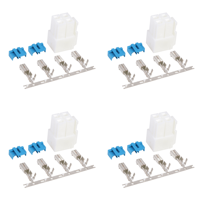 DQrwqpou Conector alimentación 4 pines para radio Icom IC-7000 IC-7100 IC-7400 IC-7600