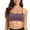 Purple, variant on ZZwxWA Sports Bras for Women Square Neck ConvertibleThin Strap Bra Wireless Padded Bra Yoga Workout Crop Top