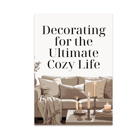 Luxury Home Wall Art - Cozy Decor Enthusiast - 13x19 Poster Print
