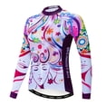 thumbnail image 5 of Weimostar - Maillot de ciclismo de otoño para mujer, manga larga, ropa de ciclismo de primavera, chaqueta de ciclismo de equipo profesional, camiseta de ciclismo de carretera para mujer, 5 of 5