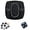black, variant on Mini Lychees Coin Purse, Solid Color Coin Purse with Zipper and Key Buckle, Casual Leather Storage Bag for Daily Use (blue)