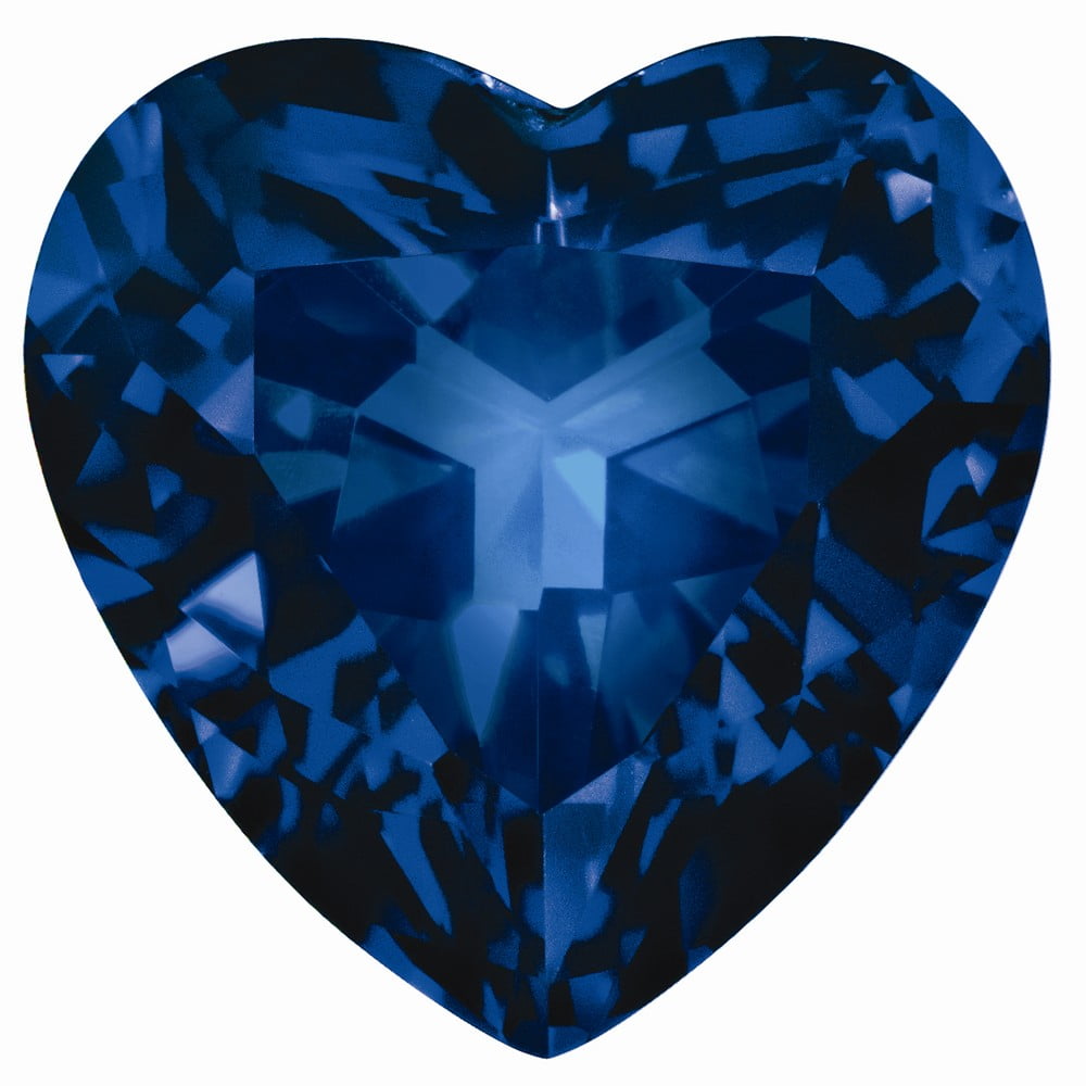 Aa Jewels Sapphire Blue September Gemstone Blue 4mm Heart Faceted