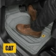 thumbnail image 3 of CAT Gray Car Floor Mats Full Set - Universal Heavy Duty Trim To Fit Floor Mats For Trucks - Car Mats & SUV Floor Liners for Car - All-Weather Truck Accessories & Odorless Rubber Automotive Floor Mats, 3 of 10