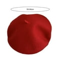 thumbnail image 4 of Cheers.US Beret Hat Wool French Beanie Hat Outdoor Hat Winter Hat Fashion Lady Hat, 4 of 4