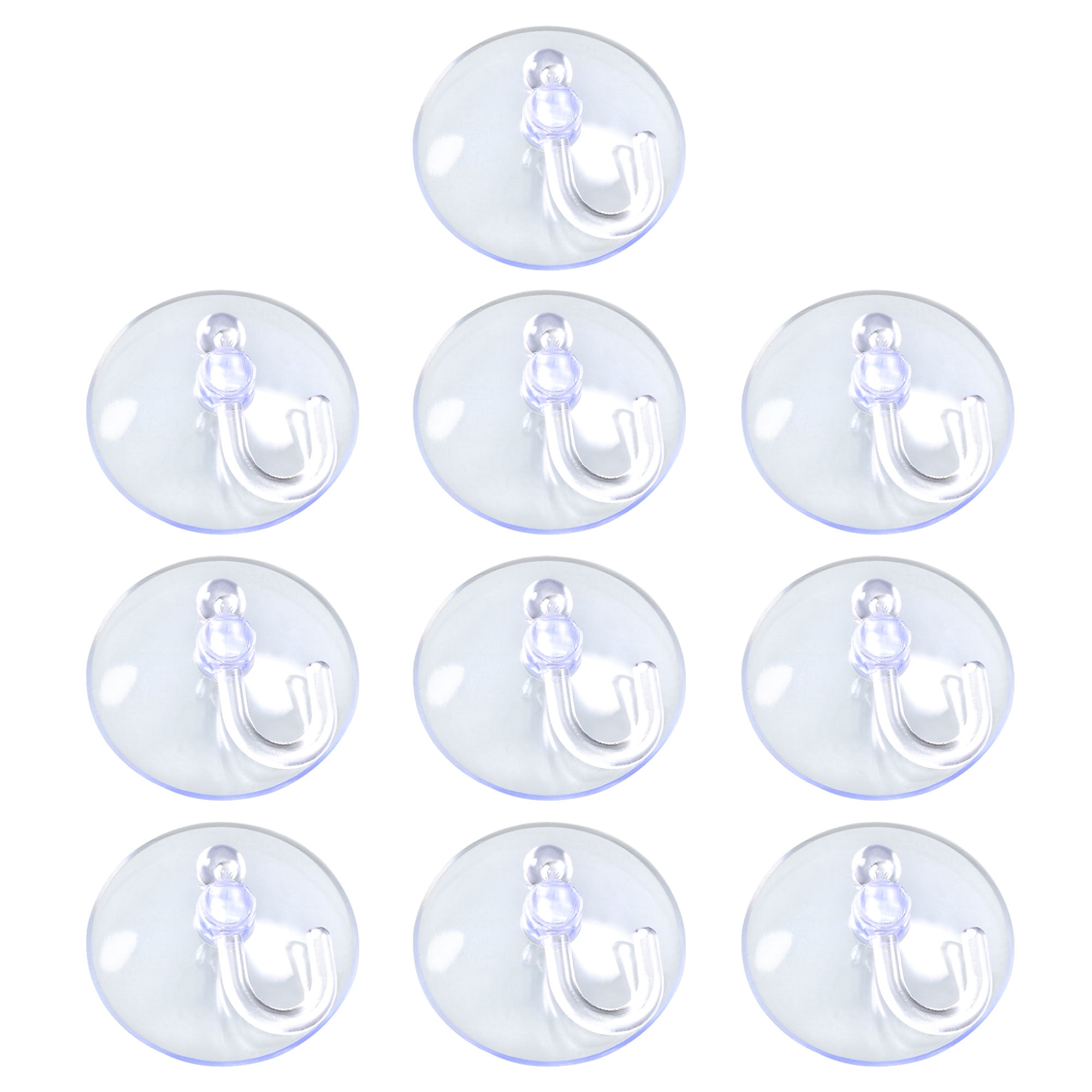 Uxcell Suction Cup Mount Towel Hanging Hanger Injection Molding 4cm Dia 10 Pack