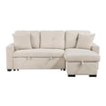 thumbnail image 3 of Lexicon Rhett 3-Piece Corduroy Reversible Sectional in Beige, 3 of 11