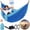 Blue, variant on NOCOEX Camping Hammock 440lbs with Two 10ft Tree Straps, 2 D‑Carabiners & Side Pocket, Parachute Nylon Portable Lightweight Hammock for Travel, Hiking, Backpacking, Beach (Orange)