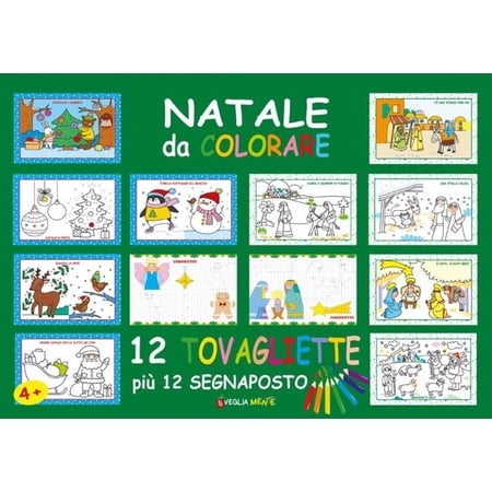 Natale da colorare. Tovagliette. Con 12 segnaposto (Paperback)