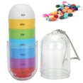 thumbnail image 4 of Convenient Pills Case PP And PC Pills Box Jewelry Child Travel For Home, 4 of 8