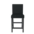 thumbnail image 3 of New Classic Furniture Celeste Solid Wood Counter Chairs in Black (Set of 6), 3 of 7
