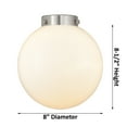 thumbnail image 4 of Innovations Lighting  Beacon 3 Light 32" Bath Vanity Light Antique Brass/Clear, 4 of 5