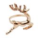 thumbnail image 2 of Juego de 6 anillos para servilletas DENGXMXG forma de ciervo oro rosa, 2 of 5