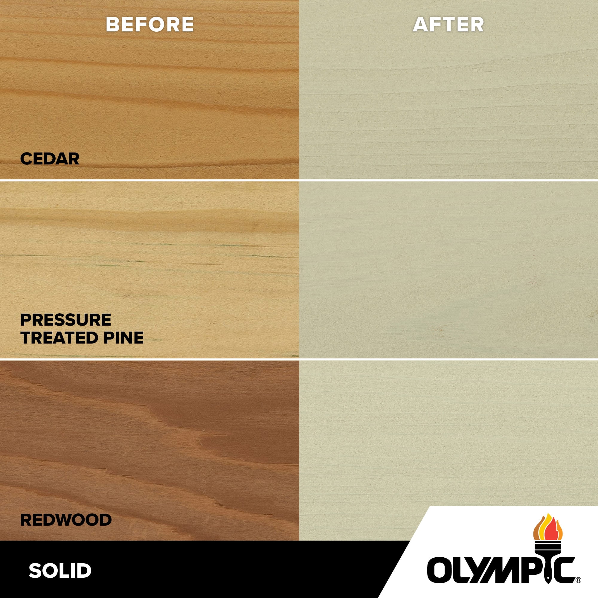 Olympic Maximum 1 GallonSC-1013 Cascades Solid Color Exterior Stain and Sealer in One