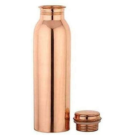 Sharvgun ( Pack of 5 ) Pure Copper Water Bottle 100% Leak Proof Ayurvedic Pure Copper Vessel for drinking water For Health Benefits Solid Copper Indian Traditional (900 ML)