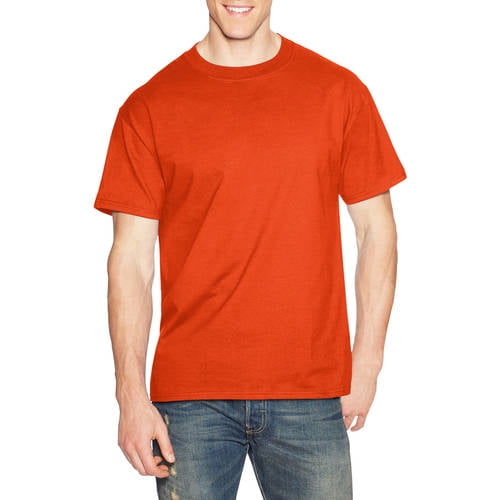 Hanes Men's and Big Men's BeefyT Crew Neck Short Sleeve TShirt, Up To