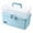 3 Tier Portable Box Foldable Storage Box 34 X 19, variant on Portable Medicine Storage Box With Multiple Layers - Large Capacity Household First Aid Kit Organizer With Clear Lid, Lockable Design - For Home, Travel, Emergency Use, Blue