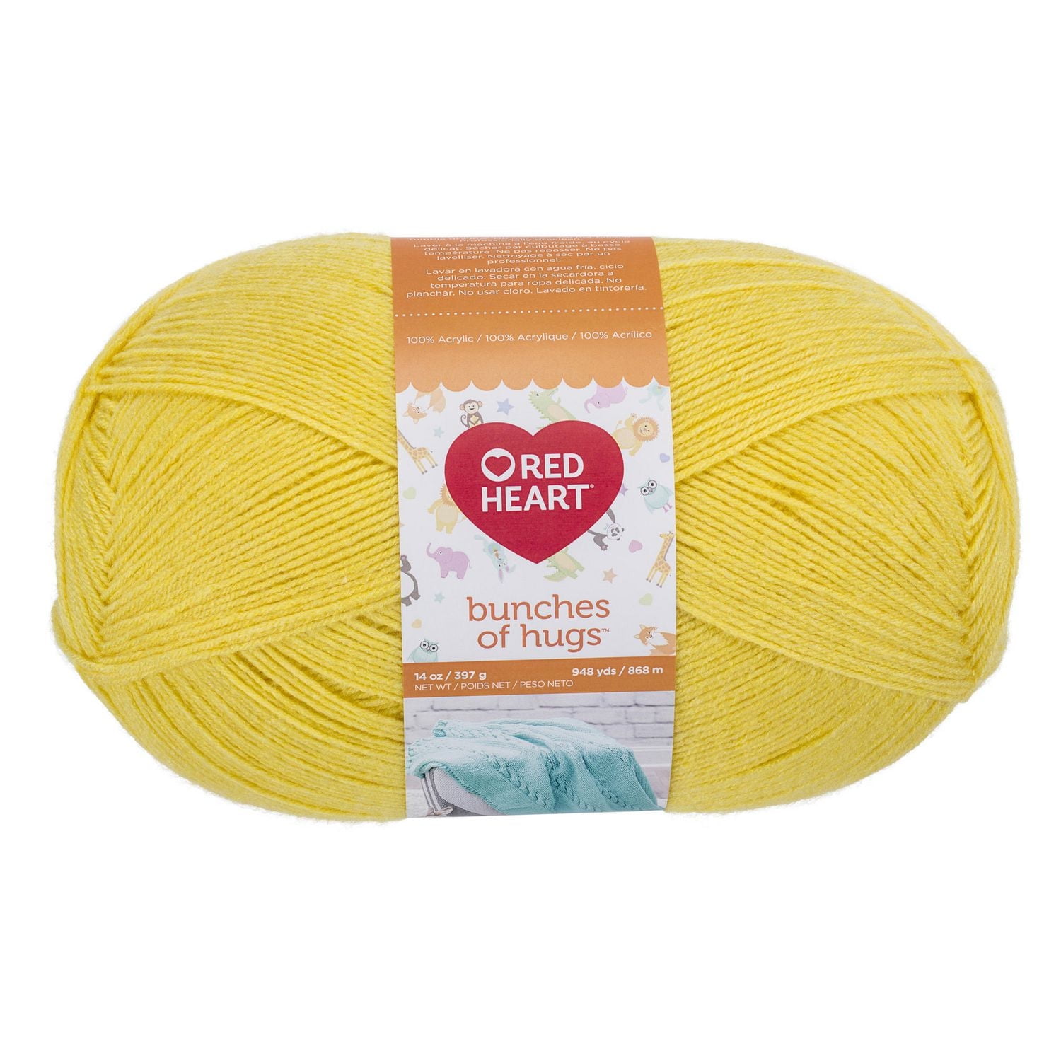 Red Heart® Bunches of Hugs™ Yarn, Acrylic #4 Medium, 14oz/397g, 948 Yards