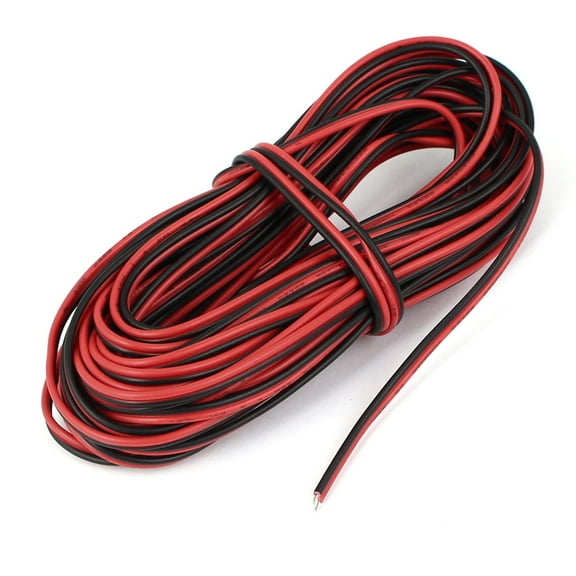 Unique Bargains Copper Conductor Tin Plated 2 Cores Electric Cable Wire 8M 20Ft Long