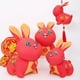 thumbnail image 5 of FELTECHELECTR 5 piezas de muñeco de conejo de Año Nuevo chino, adorable muñeco de peluche de conejo, mascota de juguete, 5 of 6