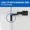 thumbnail image 5 of Mainstays Easy Hang Curtain Rod, Adjustable 30-84 Inches, Matte Black, 5 of 10