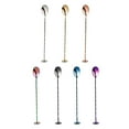 thumbnail image 3 of Goriertaly Long Handle Bar Spoon Easy Operation Non-toxic Smooth Line Spoon Stainless Steel Cocktail Spoon Gold, 3 of 6