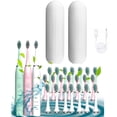 thumbnail image 1 of Cepillo de Dientes Eléctrico de Alta Frecuencia, 32&nbsp;000 Vibraciones/Min, 6 Modos de Velocidad, 8 Cabezales Reemplazables, Recargable Por Usb, Ideal para Viajes, para Adultos, Juego Completo,, 1 of 4