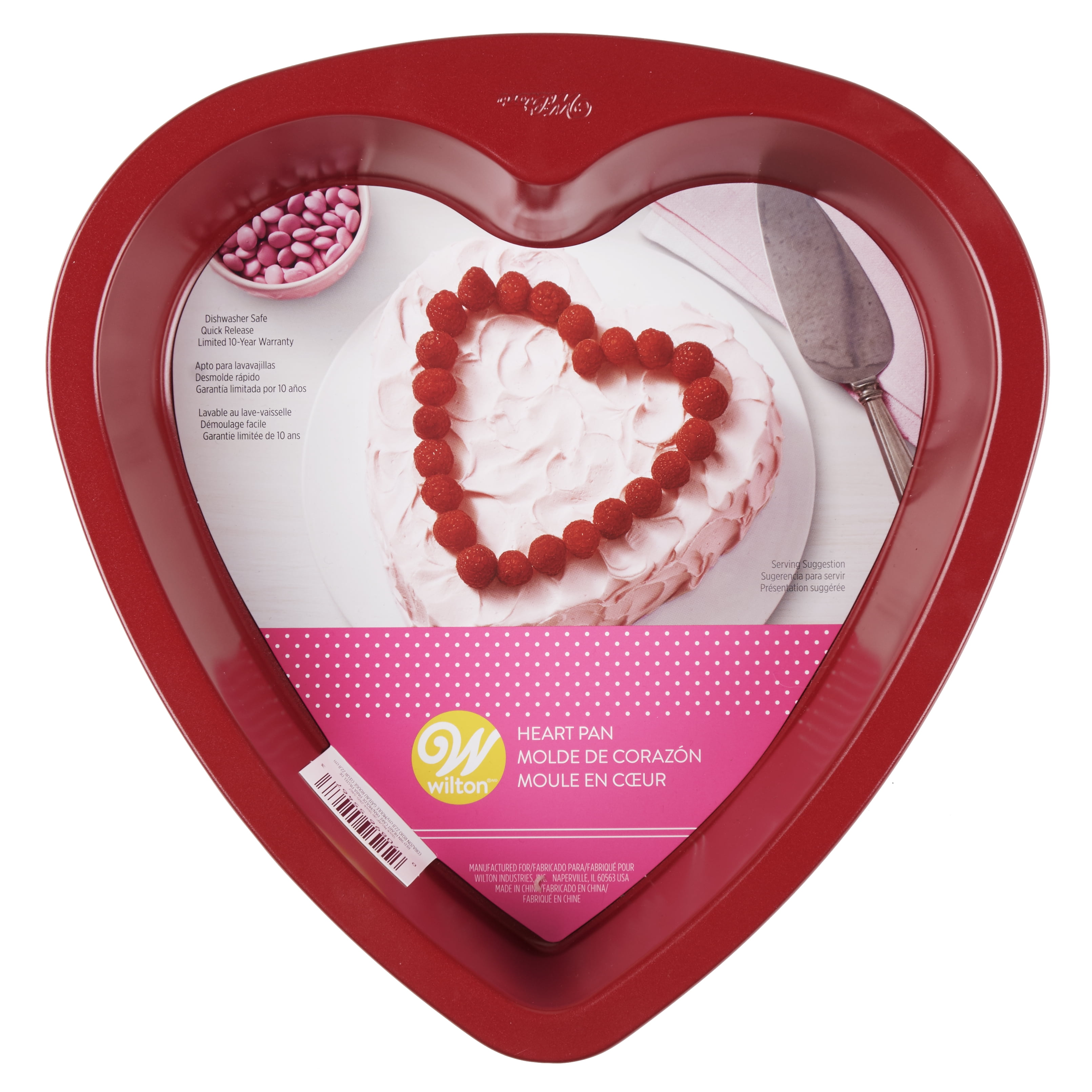 Wilton 9" Novelty Cake Pan, Red Heart 21055467