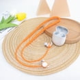 thumbnail image 3 of Yucurem Wireless Headphone Strap Anti-lost Cable for Google Pixel Buds A-series (Orange), 3 of 7