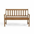 thumbnail image 2 of Greemotion Borkum 47.5 Acacia Outdoor Bench - Natural Tone, 2 of 10