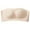 Beige, variant on JIUKE Tube Tops for Women Strapless Sleeveless Bras Hollow out Backless Seamless Push up Bras Size XL