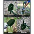 thumbnail image 3 of Pala DARTMOOR, 61 cm, plegable, con borde de sierra, portátil, color verde, 3 of 7
