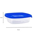 thumbnail image 4 of Herméticos Cubasa Plástico Refripractic Cuadrado Chico Tapa Azul, 4 of 4
