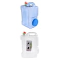 thumbnail image 1 of Jarra de transporte de contenedor de agua de camping de 2x 12L Zulema con grifo, 1 of 8