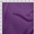 thumbnail image 3 of oneOone Viscose Chiffon Fabric Leaves & Floral Block Decor Fabric Printed BTY 42 Inch Wide, 3 of 4
