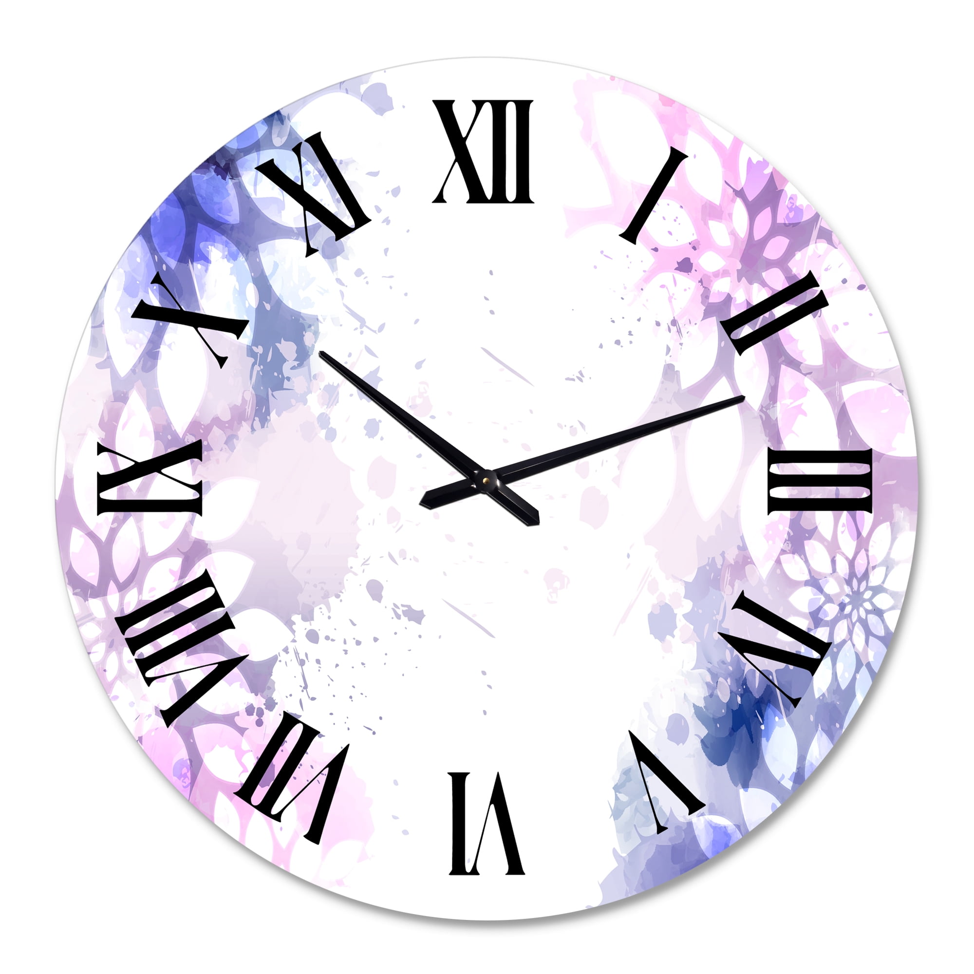 Designart 1 in Modern,Contemporary Wall Clock