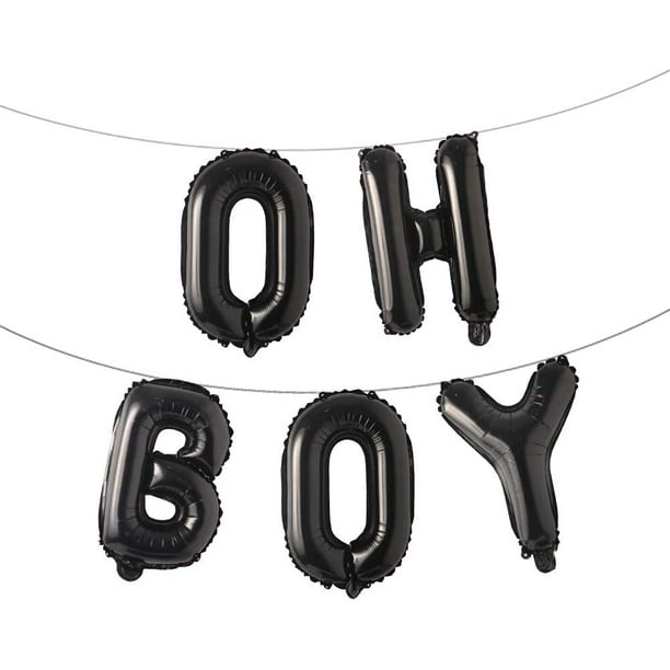 16 inch Oh Boy Balloons Banners Alphabet Foil Letter Balloon