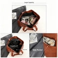 thumbnail image 3 of Entchin PU Leather Hobo Bag for Women,Lightweight Tote Bag, Green Shoulder Handbag Purse,Adult Teen, 3 of 6