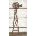 thumbnail image 2 of LaPoint, Annie 14x24 Black Ornate Wood Framed with Double Matting Museum Art Print Titled - Farmhouse Windmill I, 2 of 4