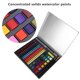 thumbnail image 3 of 42Pcs Watercolor Paint Set Solid Paint WoodFree Water Soluble Colored Pencil Art Supplies, 3 of 3