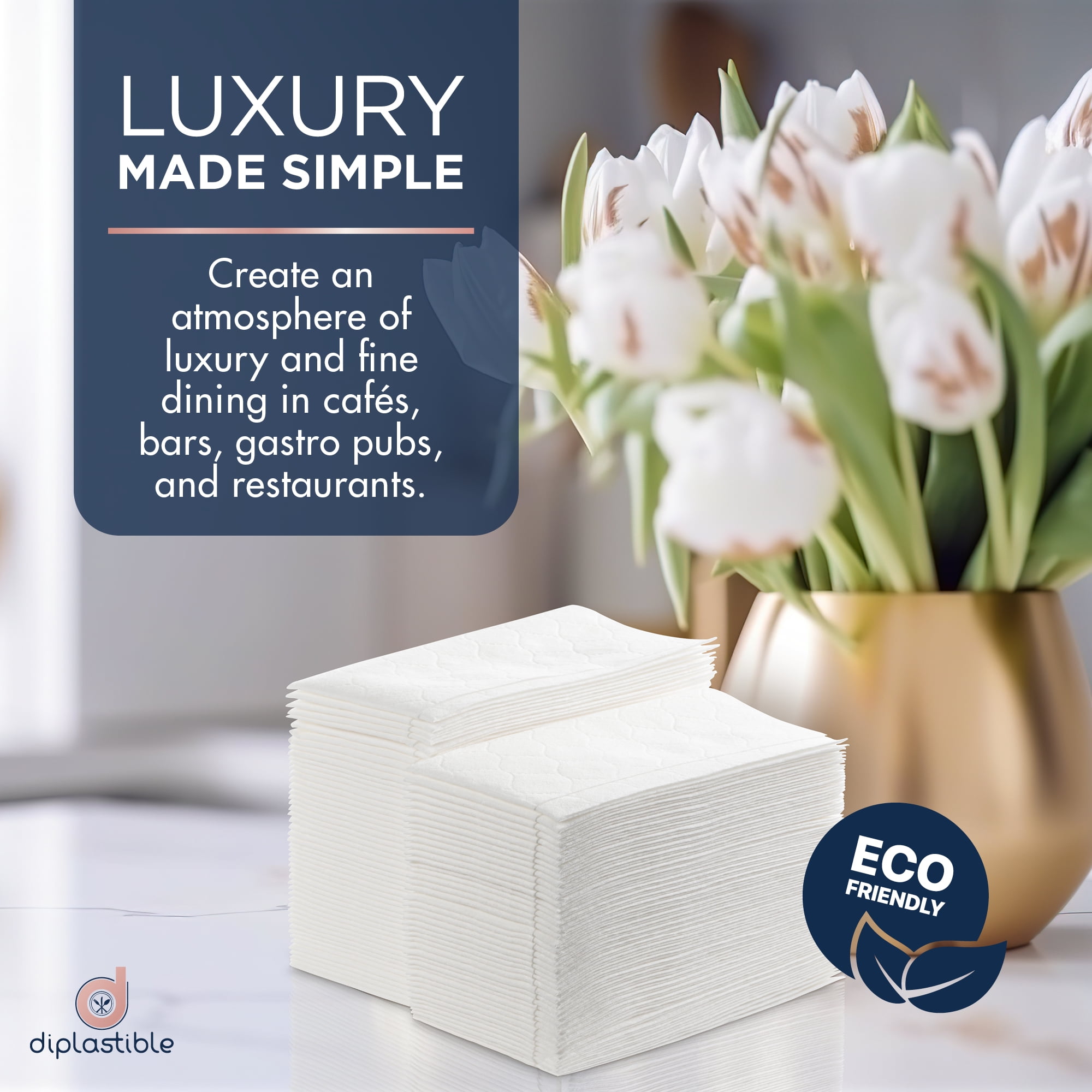 Displastible Disposable Hand Towels Linen Feel Cloth Like Paper Napkins White 100 Pack Walmart Business Supplies