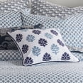 thumbnail image 2 of Levtex Home - Aditya - Decorative Pillow (18 x 18in.) - Medallion - White, Navy and Blue, 2 of 3