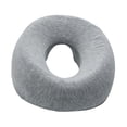 thumbnail image 1 of Esquirla Face Down Pillow for Massage Table Breathable Face Cushion for Home Airplane Light Gray, 1 of 8