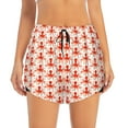 thumbnail image 4 of Lsque Octopuses1 Printed Women's Running Shorts with Liner Pockets,Elastic Quick Dry Workout Athletic Gym Yoga Shorts,Womens High Waist Shorts-XX-Large, 4 of 9