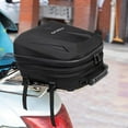 thumbnail image 6 of Mosiso Motorcycle Tail Bag, Waterproof Motorbike Rear Seat Bag with Rain Cover, 20L-28L Expandable Motorcycle Backpack Helmet Bag Luggage Storage Tool Gear Carry Bag with Handle,Black, 6 of 7