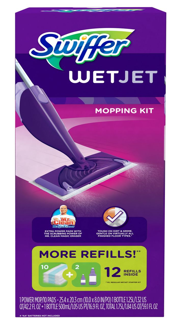 Product of Swiffer WetJet Hardwood Floor Spray Mop Starter Kit